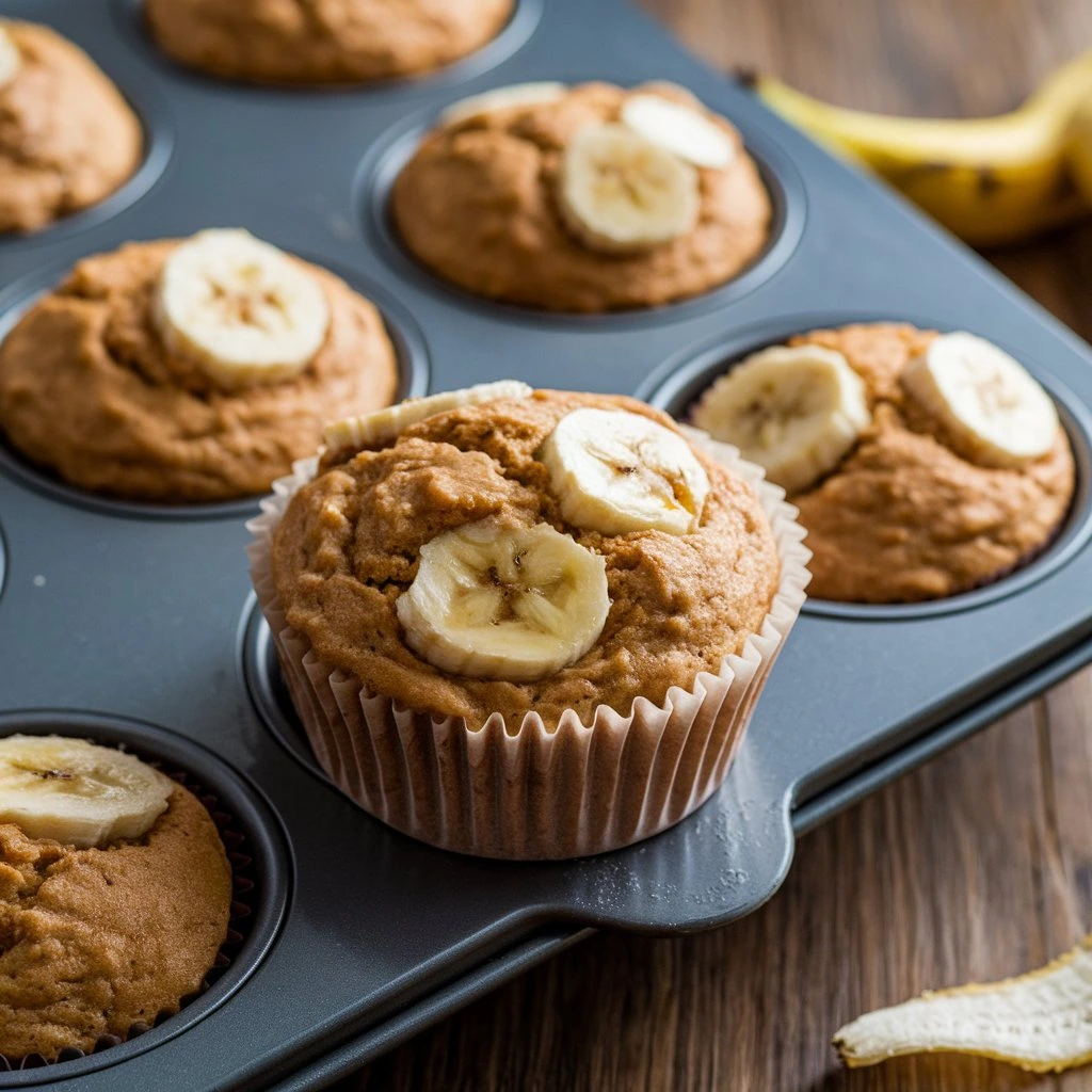 Perfect Protein Banana Muffins