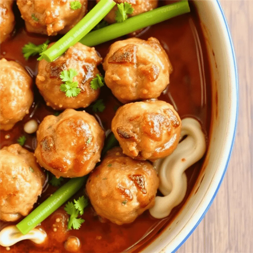 Baked Chicken Meatballs