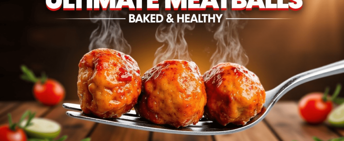 The Ultimate Baked Chicken Meatballs