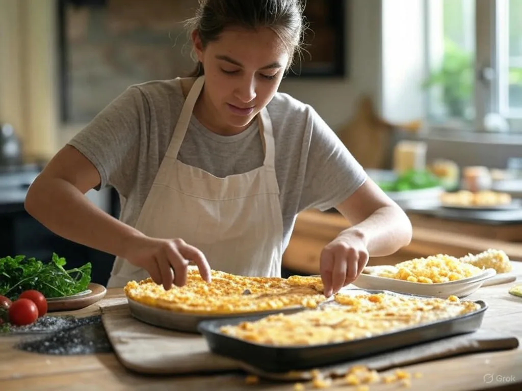 Lighter Southwestern Egg Bake with Corn Tortillas Recipe