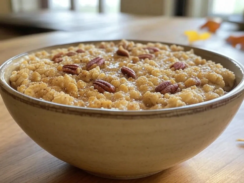 Pecan Pie Baked Oatmeal